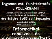 Ingyenes, esti tagozatos, informatikai képzés a Pollákban!…