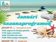 Januári szauna-programok és téli kedvezmény az üdülőközpontban…