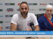 „Meg akartuk nyerni” meg is nyertük Valdor SzentesSZNVE Szeged 10-5…