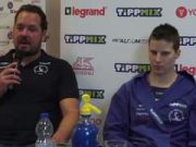 Sajtótájékoztató női csapatunk utolsó alapszakasz-mérkőzése után….