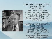 Szívesen olvasnánk, hogy kinek, melyik a kedvenc könyve Szilvási Lajostól?…