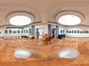 A Tokácsli Galéria készen áll a mai megnyitóra, ahogyan a képen is látható Tofi…