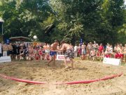 Homokban birkóztak…