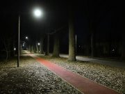 Közvilágítást kapott a futópálya a Hősök erdejében…