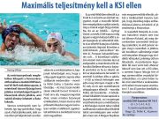 Maximális teljesítmény a KSI ellen…