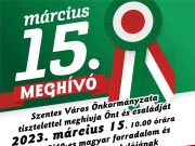 Szentes Város Önkormányzata tisztelettel meghívja Önt és családját 2023. március…