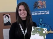 A HSzC Szentesi Zsoldos Ferenc Technikum 9.A osztályos szépész tanulója, Pintér …