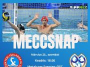 A férfi vízilabda OB I. 1⃣9⃣. fordulójában. Gyertek szurkolni! #…