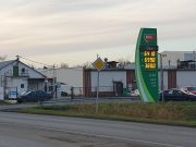 Csend és nyugalom a szentesi MOL kúton…