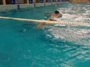 Ideje elindulniA fiúk már a medencében hajrá Szentes…