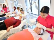 Közösségi szépészeti délelőttön a lapistói hölgyek…