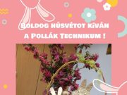 A diákjaink által készített húsvéti dekorációval kívánunk mindenkinek szép ünnep…