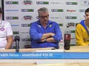 Sajtótájékoztató a Metalcom SzentesKSI mérkőzés után #metalcomszentes #KSI #MVLS…