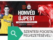 Szentesi focisták felvezetésével a Honvéd-Újpest…