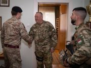 Simon THIJS százados, a Brit Hadsereg 32. Műszaki Ezred tisztje tett látogatást …