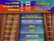 Szentesi Nyári Szabadtéri Színház idei programja…