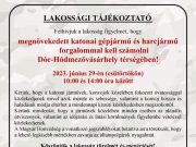 LAKOSSÁGI TÁJÉKOZTATÓ…