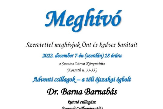 Mai és holnapi programjaink….