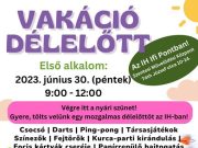 Vakáció Délelőtt az IH Ifi Pontban!…