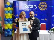 A magyarországi Rotary második női kormányzója Kovácsné Gila Zsóka…