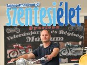 Az e heti Szentesi Élet címlapján Gyuricza Róbert, a Gyuricza Veteránjármű és Ré…