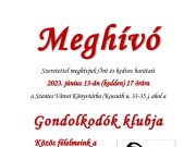 Jövő heti programjaink:…