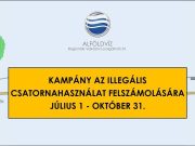 Kampányt indított az illegális csatornahasználat felszámolására az Alföldvíz Zrt…