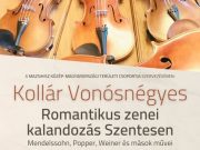 Ma vendégünk lesz a Kollár vonósnégyes. A program 19 órakor kezdődik….
