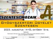 Gyógyszertári ügyelet és készenlét 2023. augusztus 14-től október 16-ig…