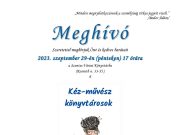 A Szentesi Élet programajánlója…