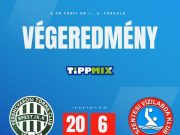 A címvédő is jobbnak bizonyult. Jövő szombaton jön az első rangadó, a KSI ellen…