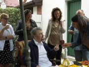 Egykori játékosai, valamint Gémes László, klubunk elnöke és Veréb László, a Szen…