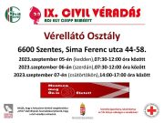 Jövő héten civil véradás…