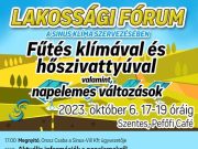 Lakossági fórum – a Sinus Klíma szervezésében…