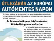 Útlezárás az Európai Autómentes Napon…