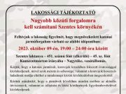 LAKOSSÁGI TÁJÉKOZTATÓ…