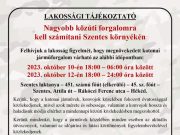 LAKOSSÁGI TÁJÉKOZTATÓ…