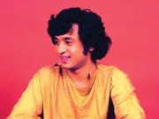 Zakir Hussain pictured in the early ’70s.