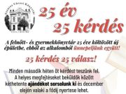 25 év 25 kérdés 25 válasz – Játsszon a könyvtárral…