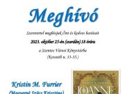 Holnap könyvbemutató lesz….