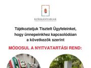 Módosul a Szentesi Kormányablak nyitvatartása!…