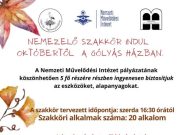 Visszalépés miatt keressük új tagunkat a nemezelő szakkörbe! Légy részese egy s…