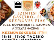 Kedves Szülők! Kedves Gyermekek!
A novemberi Gasztro Piacon (2023. december 18…