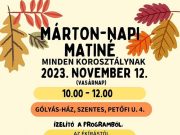 Mindenkit szeretettel várunk a Gòlyás Házba Márton-Napi Matinéra! 🪿…