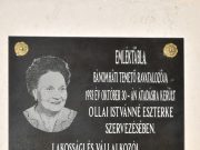 Ollai Istvánné, Esztike néni mindig jót tett…