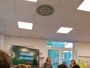 A könyvtárak zöld oldala. A budapesti Goethe Intézetben vendégeskedünk….