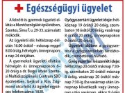 Az ügyeletet és készenlétet ellátó gyógyszertár december 25. és január 1. között…