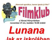 Holnap filmklub lesz….