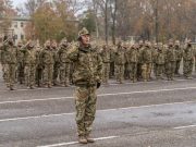 November hónap zárásaként, ezredsorakozó keretében Zsóri Ferenc alezredes, alaku…