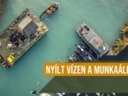 Nyílt vízen a munkaállomás